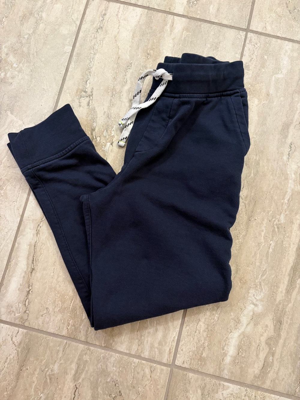 Crewcuts Navy Drawstring Jogger Pants